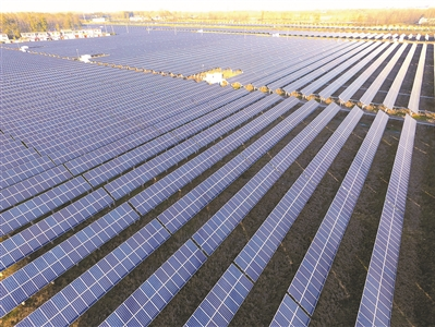 江蘇:用地不沖突 農(nóng)光互補(bǔ)示范項目建成