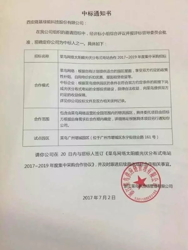 馬云來(lái)了！隆基新能源中標(biāo)阿里巴巴菜鳥物流園超400萬(wàn)平米屋頂分布式項(xiàng)目