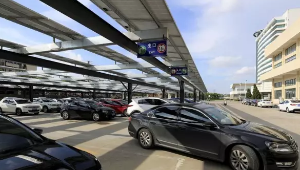 &ldquo;光伏發(fā)電+停車場(chǎng)&ldquo;亮相安徽全椒