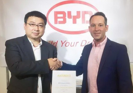 比亞迪儲能再獲國際大獎 美國“雙子星”項(xiàng)目揚(yáng)名業(yè)界