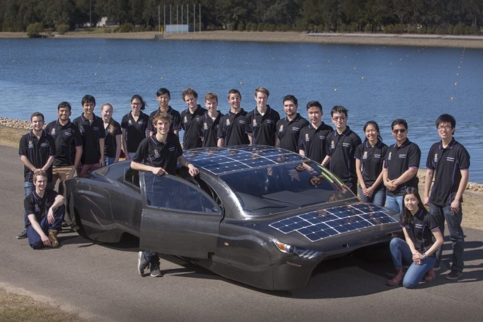 澳大利亞新南威爾士大學(xué)太陽(yáng)能電動(dòng)車(chē)挑戰(zhàn)3000公里賽程