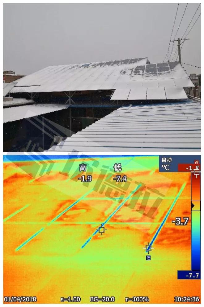 寒冷！光伏組件熱斑溫度實(shí)測！