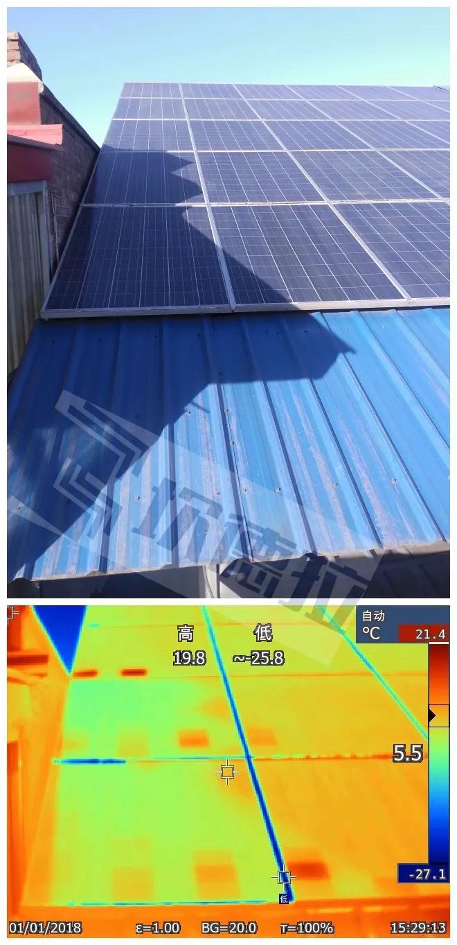 寒冷！光伏組件熱斑溫度實(shí)測！