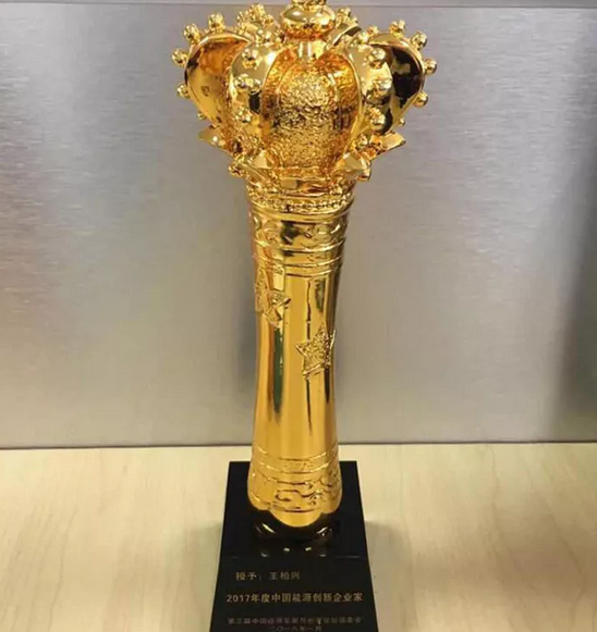 中利集團董事長王柏興當選&ldquo;2017年度中國能源創(chuàng)新企業(yè)家&rdquo;