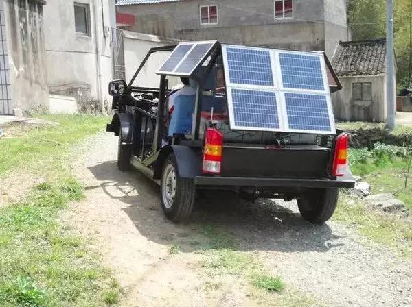 高手在民間 花1.5萬(wàn)造出能跑70公里的光伏汽車！