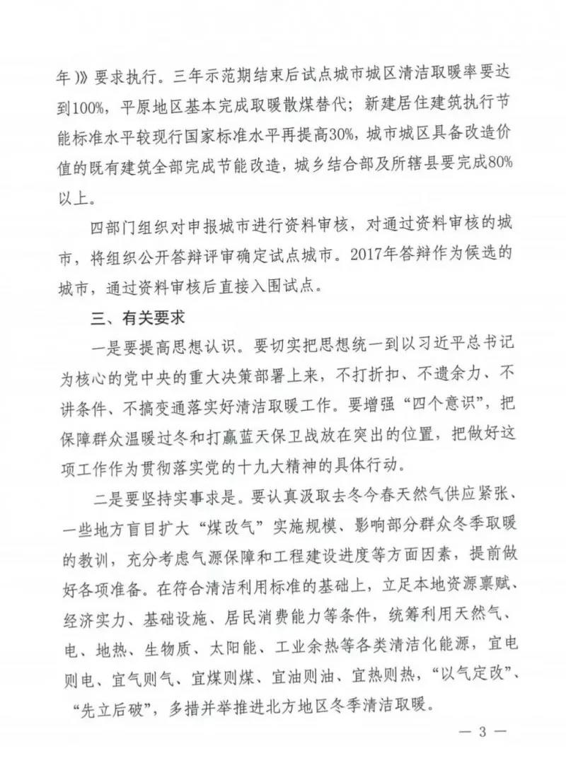 四部委聯(lián)合紅頭文件：超20億資金投向清潔取暖！